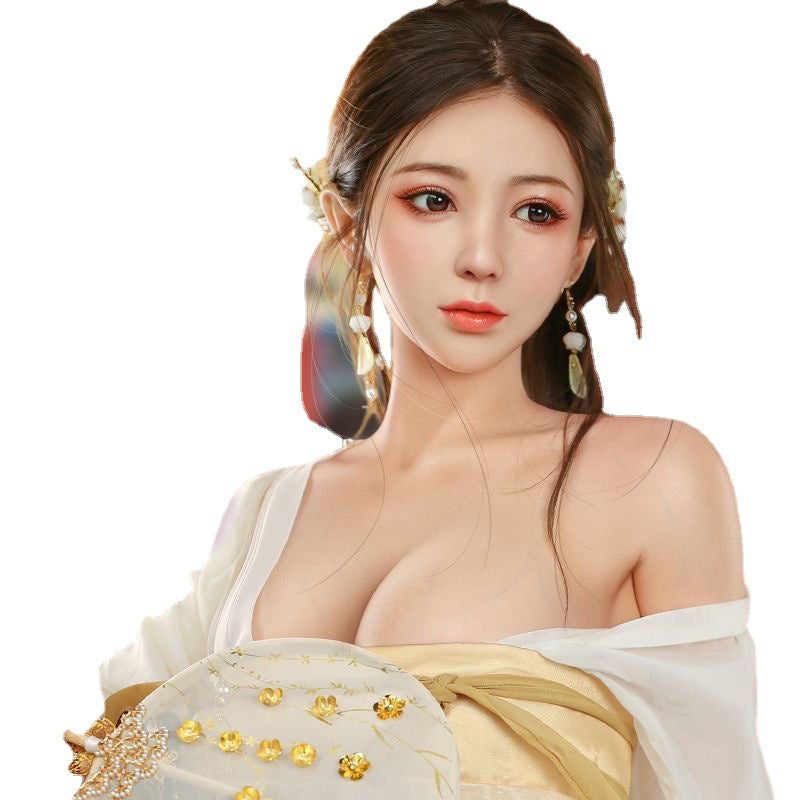 Silicone doll hair transplant full body real-life version with skeleton sexy adult products for men pluggable smart
