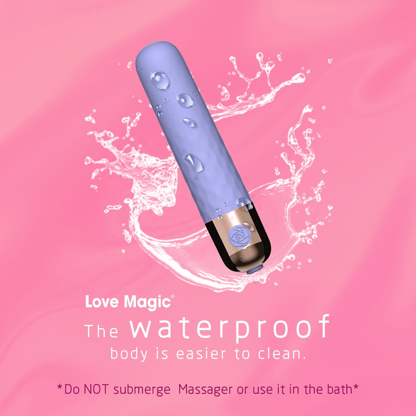 Pink USB charge waterproof sex mini silicone bullet vibrator dildo for women