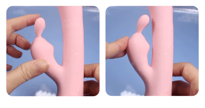 Waterproof Personal Dildo G Spot Rabbit Vibrator Adult Sex Toys with Bunny Ears for Clitoris Stimulation