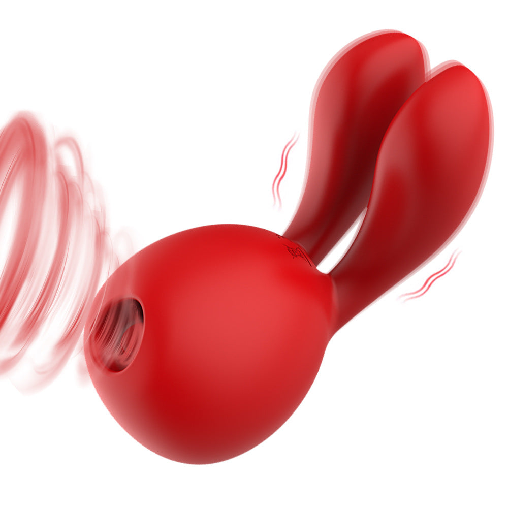 5 Frequency Sucking Mode Silicone Rabbit Licking Clitoris Sucking Vibrator
