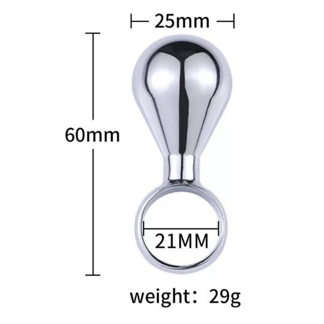 Vibefun Anal Plug Waterproof Stainless Steel Smooth Touch Anal Buttplug Sex Toys Sex Products For Men gay Sex Toys butt dilator