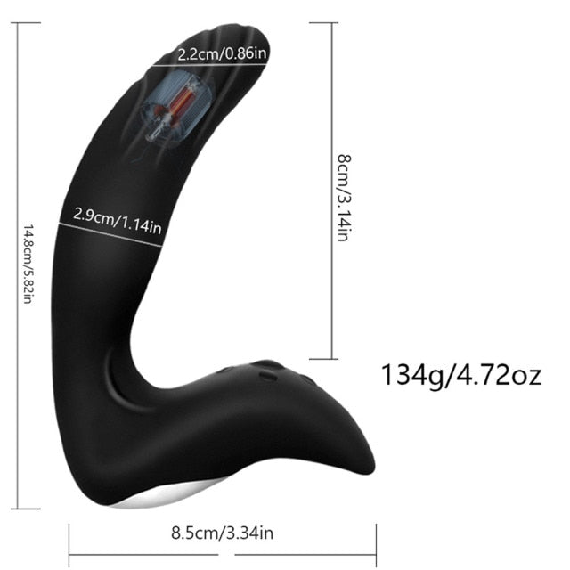 Prostate Massage Anal Plug Vibrator Anal Sex Toys For Men Wireless Control Prostate Stimulator Delay Ejaculation Ring Adult Shop