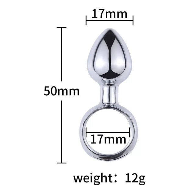 Vibefun Anal Plug Waterproof Stainless Steel Smooth Touch Anal Buttplug Sex Toys Sex Products For Men gay Sex Toys butt dilator